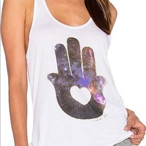 Spiritual Gangster White Hamsa Tank